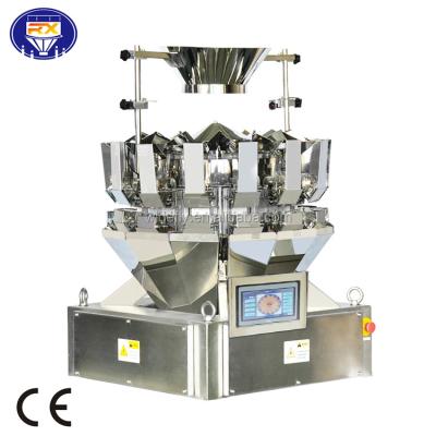 China Mini 0.2L high accuracy automatic bucket 14 head multihead chemical weigher with packaging machine for granule for sale