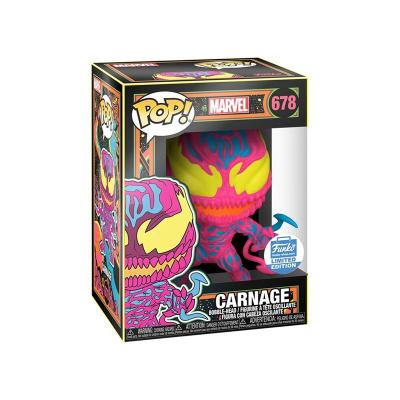 China Military toy NEW! FUNKO POP Venom CARNAGE 678# With Box Vinyl Action Numbers Model Toys For Kids Gift for sale