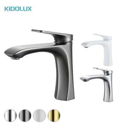 China Mixer Kidolux Hot And Cold Water Mixer Copper New Design Brass Bathroom Basin Faucet High Quality Sanitary Ware Bathroom Tap for sale