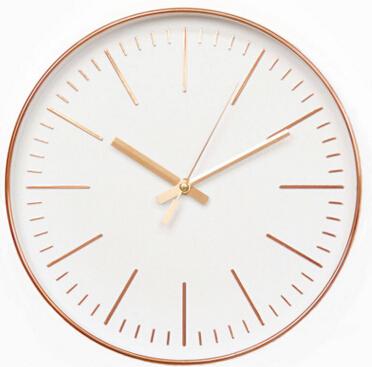 China Luxury Modern Living Room Quartz Analog 3D Rose Gold Digital Clock Creative Plastic Wall Clock Large Wall Clock (t3055) for sale