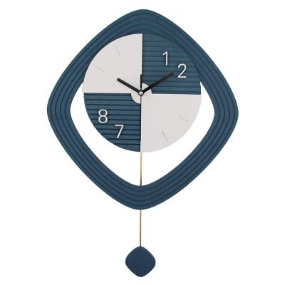 China Simple Clock MDF Clock Europe Large Pendulum Art Living Room Wall Decor Clock Custom Modern Creative Minimalist Luxury 3d Wall Clocks for sale