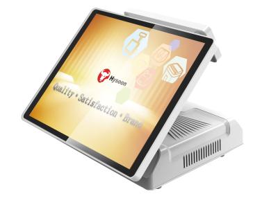 China Sistema capacitivo HM70 de la posición de la caja registradora de la pantalla táctil de 15 pulgadas con la exhibición del cliente de VFD en venta