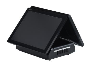 China High Performance CPU Loaded  2 Touch Screen Cash Register With Flexible Metal Shaft for sale