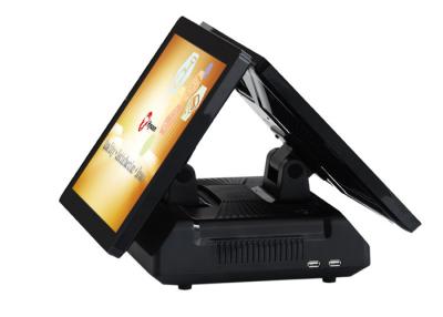 China Sensitive Touch Screen 2 Touch POS System 4G Intel Celeron 1037U 1.8 GHz CPU for sale