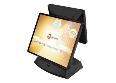 China Store supermarket countertop dual touch large screen android system pos terminal machine for sale