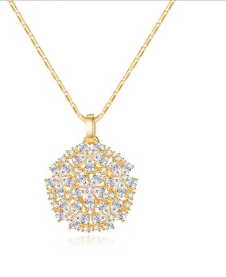 China FASHIONABLE Hot Sale Pretty Design Luxury Zircon Jewelry Pendant Necklace For Online Store for sale