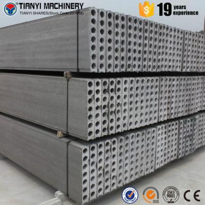 China lightweight china precast building core hollow core wall panel for home 3000*600*90mm for sale