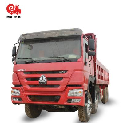 China High loading capacity stable operation used howo truck for transportation > 8L for sale