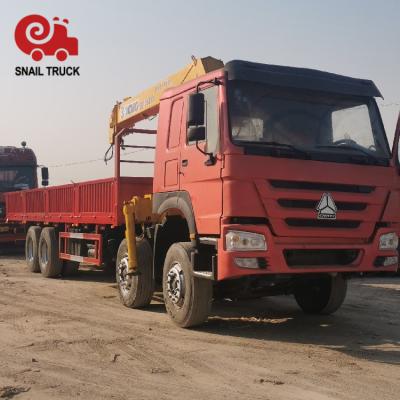 China China 12 Ton Truck Crane Mobile Crane Machinery Truck Lifting Crane 6800x2496x3200 for sale