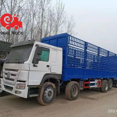 China China Brand Used Cargo Trucks High Quality Used Trucks Howo Cargo Truck 9525x2496x3450mm for sale