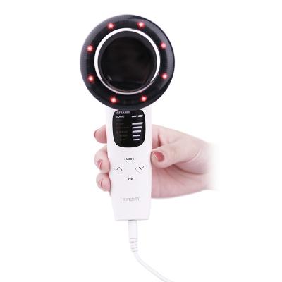 China Safety EMS Ultrasound Photon Therapy Face Massage Cellulite Fat Anti Galvanic Facial Burn Skin Care Cellulite Body Slimming Led Machine for sale