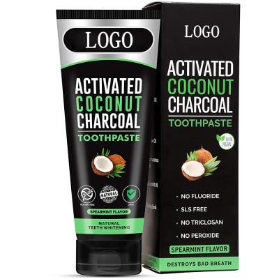 China OEM/ODM Manufacturer Factory Coconut Charcoal Teeth Whitening Whitening Toothpaste for sale