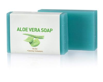 China Private Label Aloe Vera Essential Oil Soap For Natural Handmade Cleansing Skin for sale