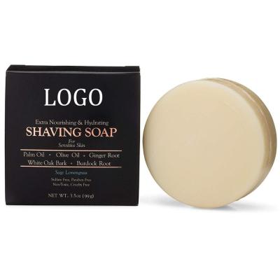 China OEM LOGO Custom Private Label Natural and MEN Personal Care Organic Shaving Soap for sale