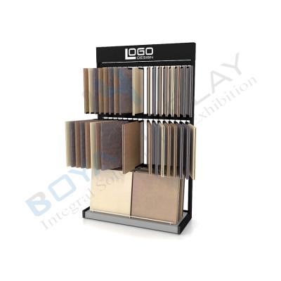 China Durable Custom Logo Install Tile Display Rack For Ceramic for sale