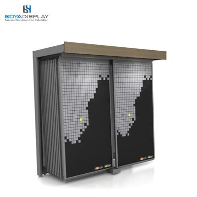 China TL0108 Durable Ceramic Tiles Showroom Display Racks Stands / Metal Display Design For Tiles for sale