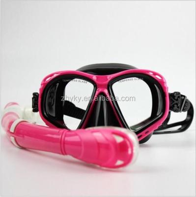 China Newest Unisex Scuba Diving Mask Snorkel Set Snorkeling Scuba Full Face Mask Swimming Training Anti Fog for sale