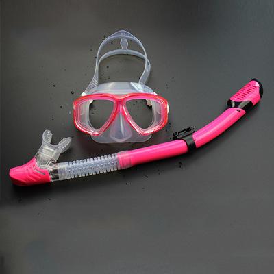 China (Male and Female) Adult Diving Mask + Snorkeling Tube, Freediving Mask Diving Snorkeling Snorkel for sale