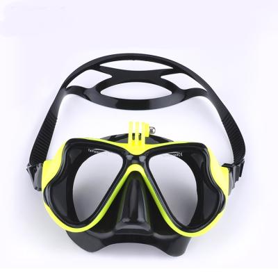 China Sustainable& Generous Dual Lens Tempered Glass Scuba Diving Mask Scuba Mask For Adults for sale