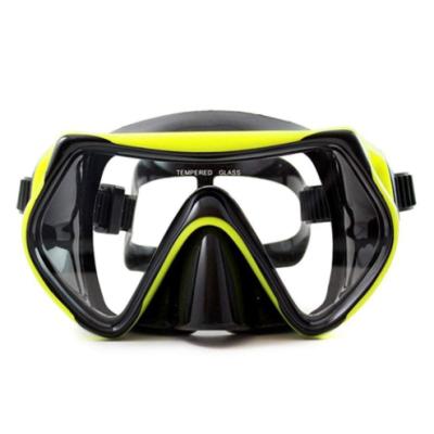 China Unisex Silicone Lens Mask Snorkel Glass Scuba Diving Tempered Swimming Goggles For Sports Camera for sale