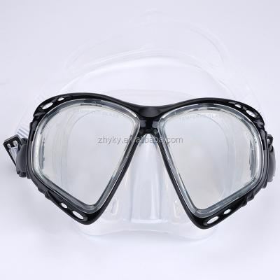 China Unisex Snorkeling Waterproof Full Face Mask Glass Fishing Goggles For Spearfishing Accessories Spearfishing ZHY-2017 for sale