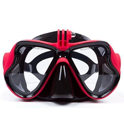 China Sustainable& Generous Wholesale Gopro Button Snorkel Diving Set Folding Diving Mask for sale