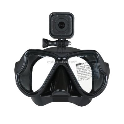 China Sustainable& Generous Scuba GOPRO Adult Professional Watersports Diving Mask for sale