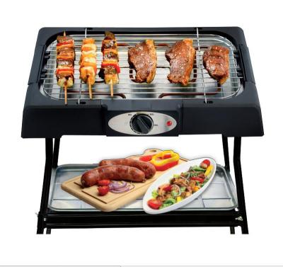 China 2021 Indoor Electric BBQ Grill Single Table Top Grill Smokeless Outdoor Adjustable Size 2000w and Adjustable Grill Height for sale