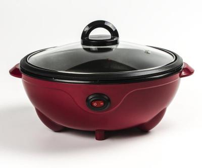 China Easy Operation 1.8L Electric Pot Cooker Hot Soup Cooking Pot With Steamer for sale