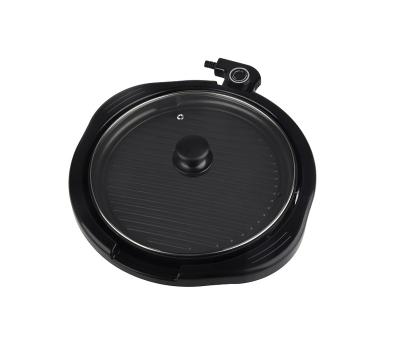 China Non-stick Coating Grill Pan Household Commercial Electric Grills Hotel Kitchen 1200W Pan Aluminum Dish Meat 1 YEAR Garage LFGB for sale