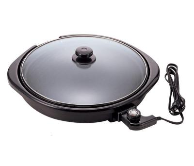 China Wholesale 1200w Pan With Meat Grill Pan Hotel Electric Frying Pan for sale