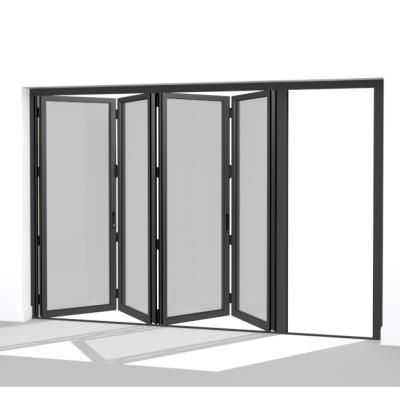 China Australia Hot Selling Aluminum Extrior Patio Folding Door Bi-Fold Door for sale