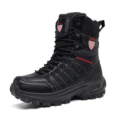 China New Arrival Four Seasons Superior Wear Resistant Camping Breathable High Top Shoes Training Field Military Tactical Combat Boots For Men for sale