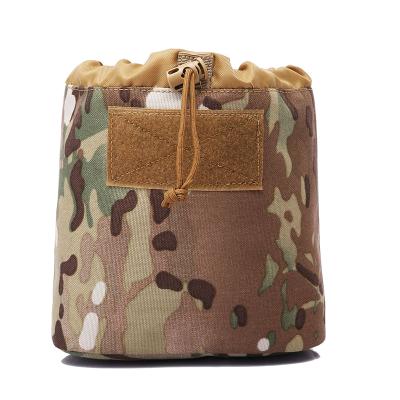 China Camouflage Folding Folding Camping Increasing Storage Bag Cloth Waist Accessories Pocket Belt Bag 1000D Tactical Recycled Foldable Outdoor Sport for sale