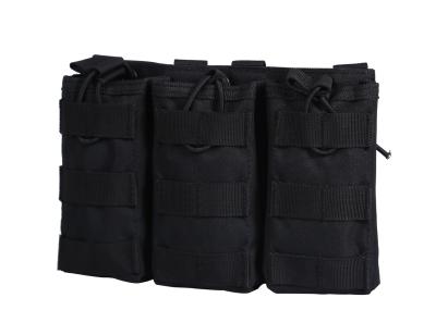 China 600D Oxford Molle Triplet Triplet Magazine Pouch Waterproof Multifunctional Bag Accessories Waterproof Military Tactical Pouch Custom for sale