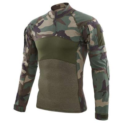 China Anti-pilling anti-pilling ESDY Mountaineerring outdoor camouflage shirt frog 4th generation military uniforms long sleeve military T-shirt for sale