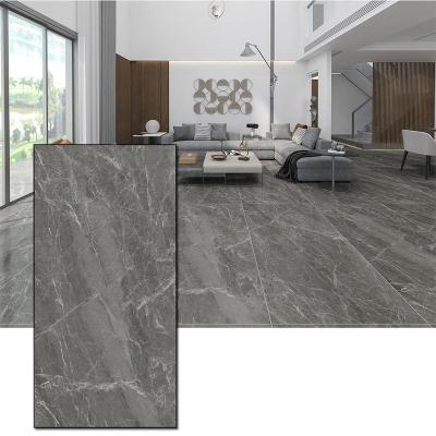 China Factory promotion modern large format porcelain and wall tiles look pisos gray polished marble porcelanato for sale