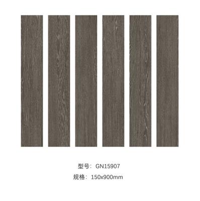 China Rustic Australian Style Millimeter Grain Wood Tiles Light Gray Wood Tiles For Bedroom Porcelain Tiles for sale