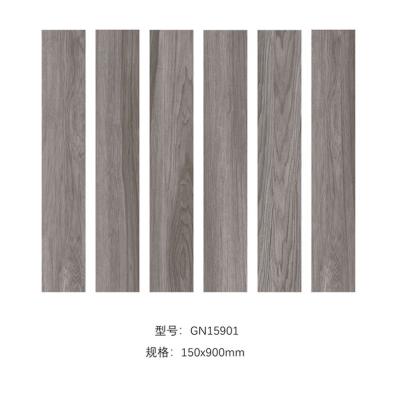 China Rustic Tiles Generous Style 150x900 Mm Gray Porcelain Tiles for sale