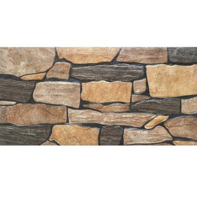 China Rustic Outdoor Ceramic Tiles Villa Decoration Design 3D Wall Tiles 20x40 for sale