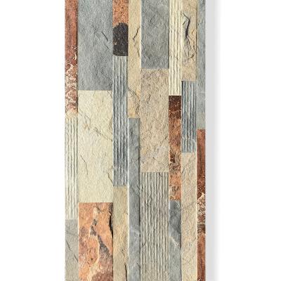 China Rustic Tiles 300x600 Matte Finish Decorative Outdoor Stone Wall Tiles Outside Rustic Ceramic Wall Tiles for sale