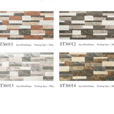 China Rustic Tiles Hot Sale 3D 300x600mm Ceramic Wall Tiles for sale