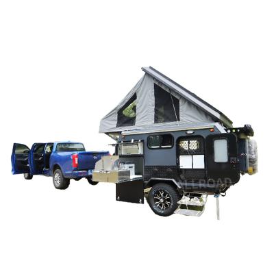 China Easy Movable Pop Trailer Patriot Camper Trailer Motorcycle Camping Camper Trailer for sale