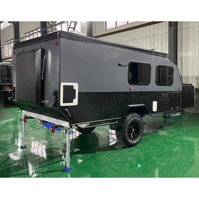 China Travel Trailer New 2021 Off Road Noise Top Travel Trailer Camping Caravan for sale