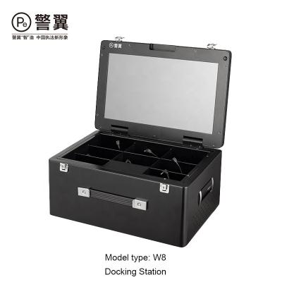 중국 Factory Price 9 Port Docking Station for Wearable Camera Data Update and Power Charger RJ45 Windows 10 All-in-one Design W2 CMOS 판매용