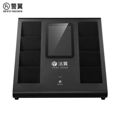 China Hot New 8 Ports Police Body Body Camera 8 In 1 Docking Station Organizer 8 Inch Capacitive Touch Screen for sale