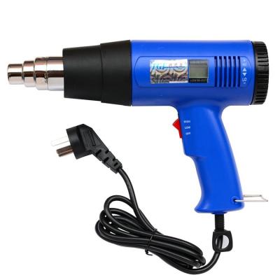 China 1500w1600w1800w2000w2500w Adjustable Air Power Temperature Industrial Grade Cool/Hot Fan Heat Gun for sale