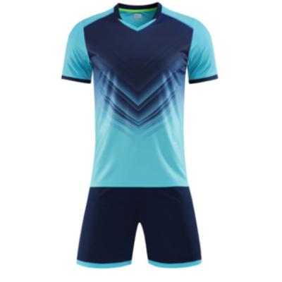 China Cheap custom sublimation soccer singlet soccer jersey sets wholesale football uniforms kit team sports wear for sale