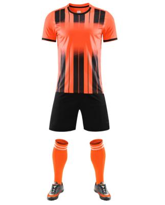 China Custom Soccer Jersey Sets Soccer Kits Sublimation Soccer Jersey Fits Team Uniforms Sets Adult Child Full Set Football Uniform for sale