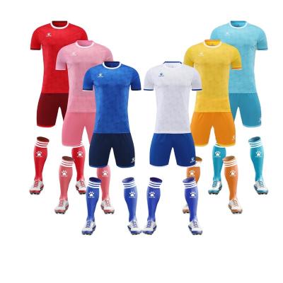 China Custom OEM Jersey Soccer Tracksuits Breathable Sets Soccer Wear For Men Kid Soccer Uniform Sublimation for sale